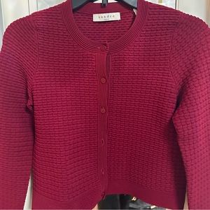 Sandro red sweater in great condition!